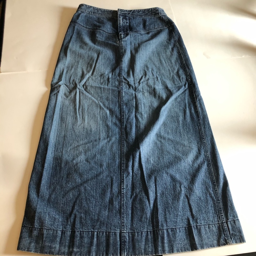 Banana Republic Long Denim skirt 6